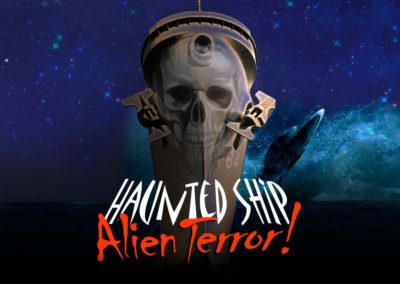 Haunted Ship 2016 - Alien Terror Logo with Maverick Marketing Advertising and Public Relations