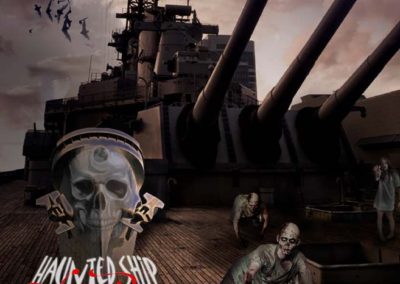 Haunted Ship 2015 - zombie pirates poster with Maverick Marketing Advertising and Public Relations