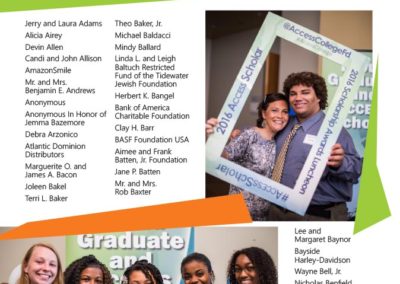 Access College Foundation - FY17 Annual Supporters List with Maverick Marketing Advertising and Public Relations