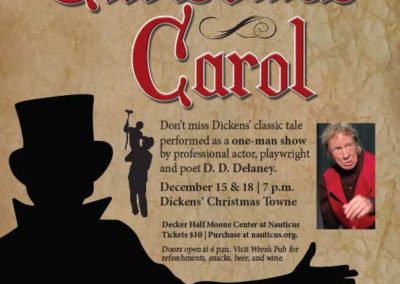 Dickens' Christmas Towne - A Concise Dickens' Christmas Carol Poster with Maverick Marketing Advertising and Public Relations