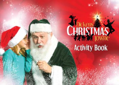Dickens' Christmas Towne - Activity Book Cover with Maverick Marketing Advertising and Public Relations