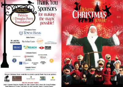 Dickens' Christmas Towne - Rack Card | Side 1 with Maverick Marketing Advertising and Public Relations