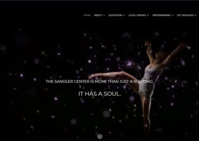 SandlerCenterFoundation.org | Website ReDesign with Maverick Marketing Advertising and Public Relations